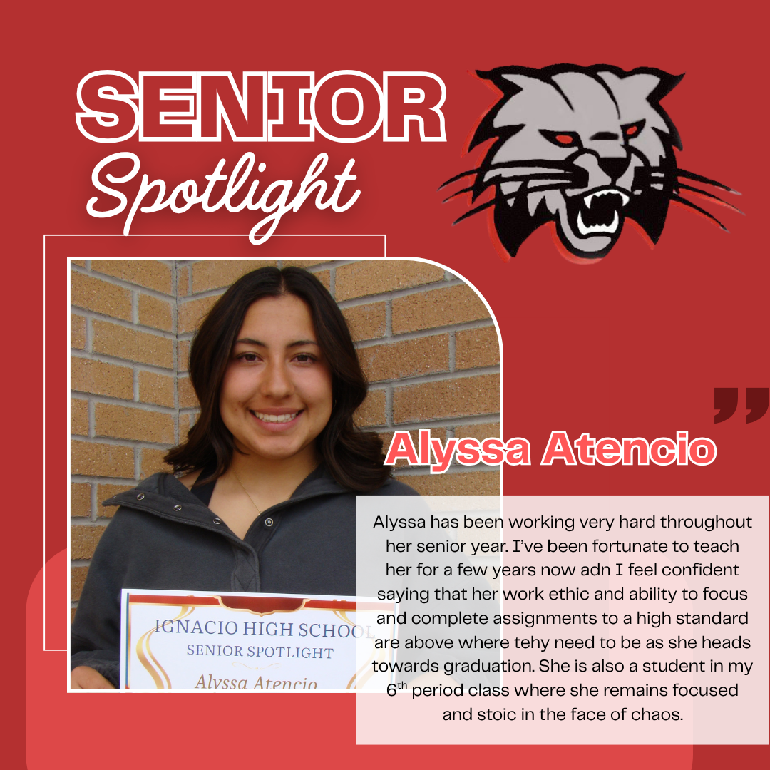 Senior Spotlight - May